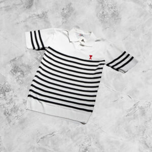 Ami Stripped T-Shirt