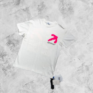 Off white pink Logo T-Shirt