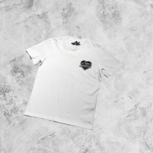 White Louis Vutton Logo T-Shirt