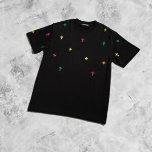 Chrome Hearts Black Multi color logo t-shirt