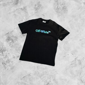 Off White Black Text t-shirt