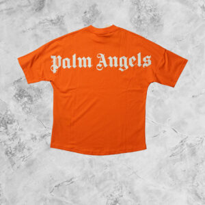PALM ANGELS SHORT SLEEVE T-SHIRT ORANGE