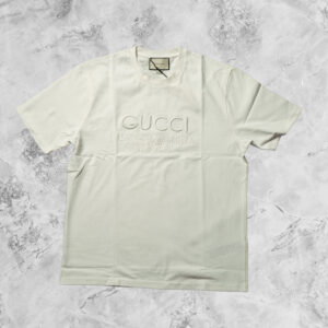 GUCCI FIRENZE-ROMA-MILANO-NEW YORK T-SHIRT CREAM