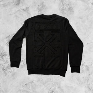 OFF-WHITE LONG SLEEVE TOP BLACK