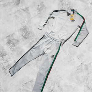 Adidas tracksuit white