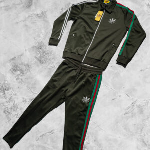 Adidas black tracksuit