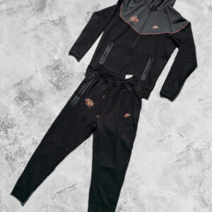 Black and Grey Nike tracksuit