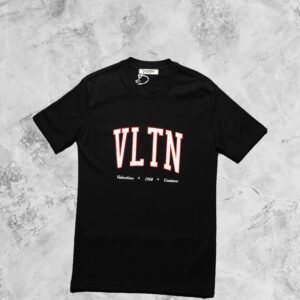 VALENTINO SHORT SLEEVE T-SHIRT VLTN IN BLACK